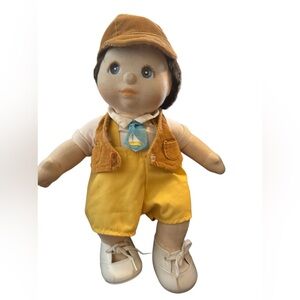 1985 vintage Mattel My Child boy doll, brown hair, blue eyes.Very hard to find